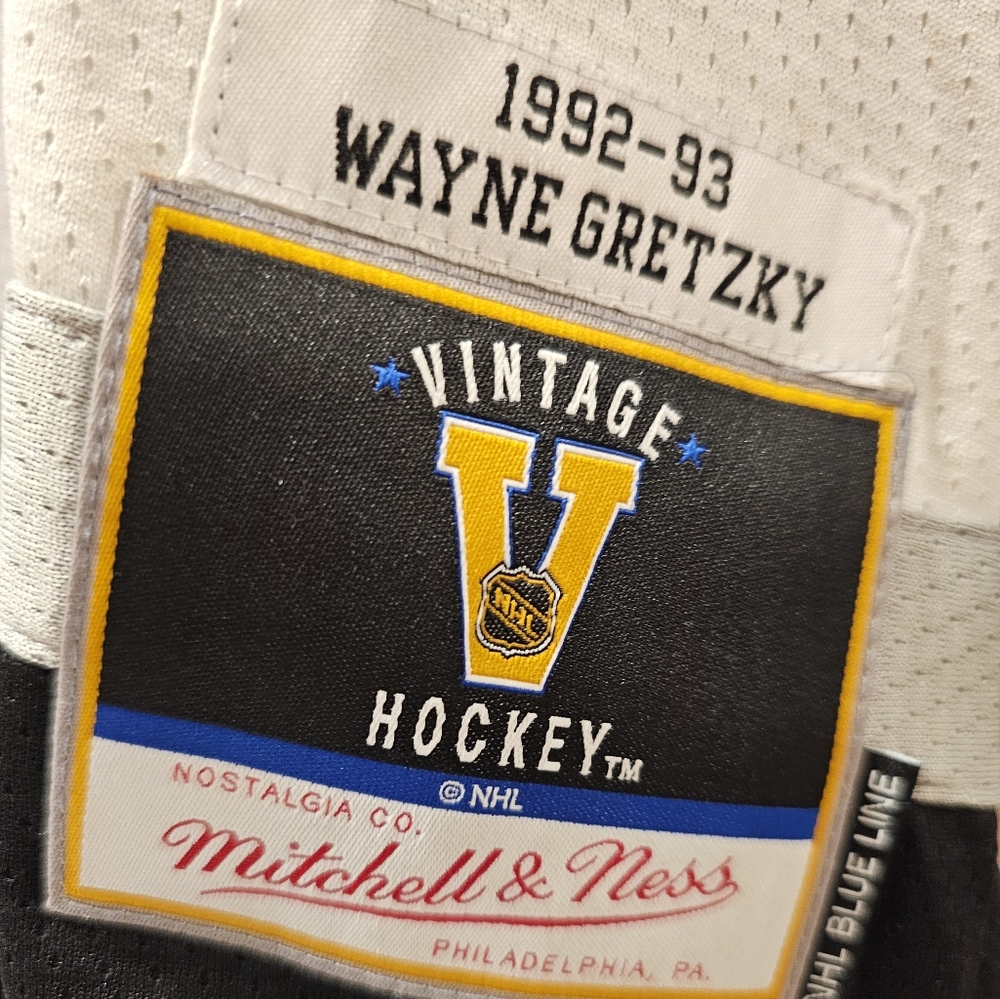 Blue Line Wayne Gretzky Los Angeles Kings 1992 Jersey XXL
